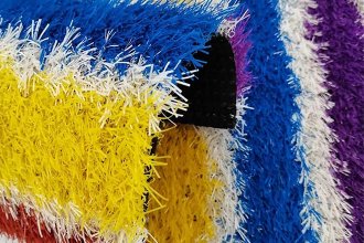 Rainbow Running Track Artificial Grass