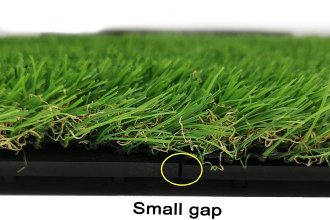 Artificial turf with base and plug-in design