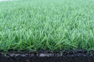 Interlock Pins Artificial Grass Tile with Rubber Base, Non-Slip & Drainage, Easy DIY Installation