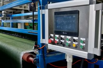  Back Adhesive Latex Coating Gluing Heater Line Simulation Lawn Back Glue Machine