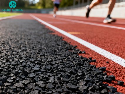 Cast-in-Place Rubber Granule Running Track 